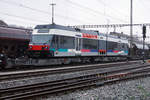 Aare Seeland mobil/BTI.
Be 2/6 5052 in Herzogenbuchsee auf Rollschemel unterwegs zu Stadler Rail am 10. März 2020.
Foto: Walter Ruetsch