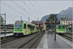 Der TPC ASD ABe 4/8 471 ist als R71 431 von Les Diablerets kommend in Aigle eigetroffen und wird nach einer knappen Stunde Wendezeit als R71 440 wieder nach Les Diablerets hochfahren.