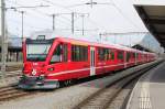 Zusammengekuppelte ABe 4/16 Nr.3104 und 3101 am 09.04.13 in Landquart.