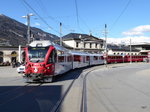 RhB - Triebzug ABe 8/12 3512 als R nach Arosa Chur am 26.03.2016