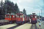 NStCM__Im Bahnhof von St.Cergue, Tw-Treff: Tw Nr.