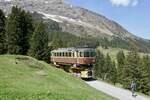 Der Be 4/4 22 am 14.5.24 auf dem transport von der Winteregg  hinunter nach Lauterbrunnen.