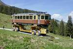 Unterwegs mit dem Be 4/4 22 von der Winteregg na h Lauterbrunnen am 14.5.24.