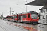 Be 4/8 112  Venus  der Aare Seeland, wartet an der Endstation beim Bahnhof Solothurn.