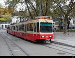 Forchbahn - Be 8/8 31/32 (Anschrift am Zug Be 8/8) an der Spitzdes Zuges nach Esslingen beim Bhf.