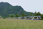 BOB ABDeh 8/8 321 unterwegs nach Interlaken Ost, am 22.5.20 beim Flugplatz Interlaken.