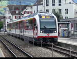 zb - Regio nach Luzern mit dem ABeh 161 014 im Bhf.