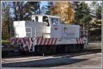 Em 98 85 5847 011-4 der Holcim Werke in Untervaz-Trimmis. (nomalspurig) (25.11.2013)