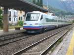 Cisalpino CIS 46 nach Basel SBB fhrt am 9.8.2007 aus dem Bahnhof Stresa