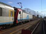 Die BR E 484 015 SR bei der Ausfahrt am 02.11.2007 aus Domodossola.