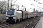 ELP 159 214-6 in Diensten von ECCO in Eystrup 24.2.2024