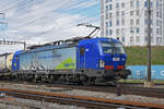 Siemens Vectron 193 497-5 durchfährt den Bahnhof Pratteln.