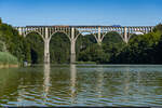 Swisstrain Re 456 111 / Grandfey-Viadukt Fribourg, 28.