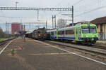 Zuckerrübentransporte per Bahn.