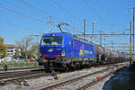 Siemens Vectron 475 901-5 der WRS durchfährt den Bahnhof Pratteln.