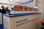 Ein Modell des neuen RBS Zuges am 28.4.18 beim Bipperlisifest in Niederbipp.