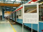 Tag der offenen Tr bei Stadler Rail in Bussnang.Blick in die Montagehalle.Flirt Triebzug fr Apulien/Italien(FdG)
05.06.10