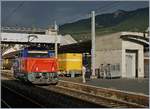 Die SBB Cargo Eem 923 027-7 ranigert in Sierre.
31. Juli 2017