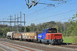 Eem 923 004-6 rangiert beim Bahnhof Möhlin.