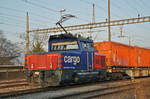 Eem 923 018-6 rangiert beim Bahnhof Kaiseraugst.