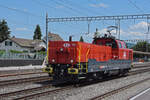 Aem 940 048-2 durchfährt am 10.06.2024 solo den Bahnhof Rupperswil.