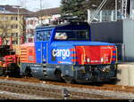 SBB - Rangierlok 923 009-5 Abgestellt im Bhf. Gossau am 2025.01.12