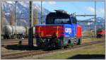 Eem 923 009-5 Hybridlok von Stadler Rail fr SBB Cargo in Sargans. (19.03.2013)