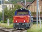 SBB - Eem 3/3  923 015-2 in Kerzers am 31.08.2014