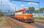 240 029-9 ZSSK-Cargo mit einem Gterzug bei Durchfahrt in Bratislava-Nov Mesto/Preburg-Neustadt; 27.08.2012