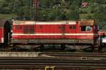 Rangierlok 721 046-1 im Bahnhof von Zilina am 20.07.2017.