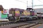 731 037-8 der Eisenbahngesellschaft Cargo Slovakia (SSKC / ZSCS), beheimatet in Bahndepot Poprad-Tatry/Deutschendorf unter der Hohen Tatra  