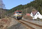 751 173 ZSSK Cargo (Rabbit Rail) zu sehen am 25.03.22 in Olovi Richtung Sokolov.