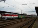 ZSSK 757 007 mit dem Personenzug nach Vrutky, am Bahnhof Zvolen, am 17.