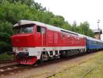 T478 1201 in der Bahnhof Lužná u Rakovníka am 21.6.2014.