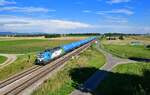 383 112 mit einem Kesselzug am 16.08.2023 bei Stephansposching.