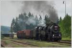 Am letzten Tag (3.6.2012) wurde anlsslich der Kindertage in Vrtky speziell fr autoverfolgende Fotografen ein Fotogterzug von Vrtky nach Kremnick Bane in Verkehr gesetzt. Bespannt wurde Sv 31219 mit 556 036 als Zuglok und 555 3008 als Vorspann. Bei dieser Aufnahme handelt es sich um einen Nachschuss, da der Zug von einer Taucherbrille von Kremnick Bane nach Vrtky zurck gezogen wurde. Dank des Windes, der diese Situation so aussehen lsst, als wrde der Zug gerade einfahren, und Dank Photoshop sieht es jetzt aber so aus, als wrde der Zug gerade in Kremnick Bane einfahren.