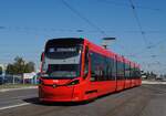 Tw.7438 der letzten Lieferserie in der Vajnorska ul. beim Betriebsbahnhof Jurajov dvor. (21.09.2024)