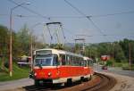 Tw. 7748 + 7749 auf der Steilstrecke zwischen Dolne Krcace und Karlova Ves. (02.05.2014)