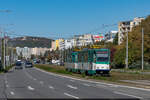 DPMK Tatra T6A5 620 & 621 / Košice Trieda SNP, 18. Oktober 2024<br>
9 Námestie Maratónu mieru - Važecká