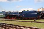 SK-ZSR 90 56 2 498 104-9, historisch angeschrieben als CSD 498 104, am 16.Juni 2018 beim  RENDEZ 2018  im ZSR Eisenbahnmuseum in Bratislava východ.