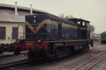 Diesel Lok der SZ 643011 am 20.10.1993 im Depot Maribor.