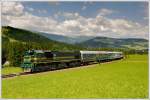 664 119 mit ihrem SE 19194 kurz nach Obdach am 25.6.2010.