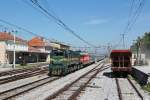 664 119 und 342 005 mit IC 505 am 08.06.2014 in Rakek.