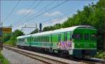 SŽ 711-015 fährt durch Maribor-Tabor Richtung Maribor HBF.