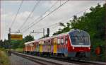 SŽ 715-102 fährt durch Maribor-Tabor Richtung Maribor HBF.