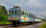 S 814-031 fhrt durch Maribor-Tabor Richtung Maribor Hauptbahnhof. / 8.6.2012