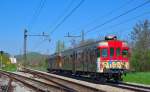 S 814-034 fhrt durch Maribor-Tabor Richtung Zidani Most. /25.4.2013