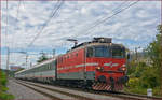 SŽ 342-010 zieht EC158 Croatia  durch Maribor-Tabor Richtung Wien.
