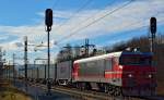 S 363-007 zieht Containerzug durch Maribor-Tabor Richtung Norden.