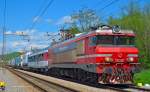 S 363-036 zieht LkW-Zug durch Maribor-Tabor Richtung Tezno Verschiebebahnhof. /3.5.2013